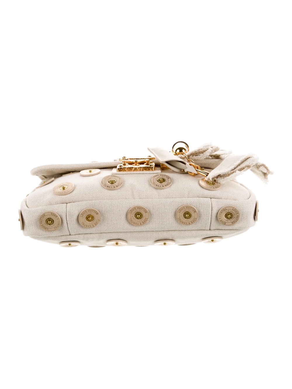 Louis Vuitton Tinkerbell Polka Dots Panama Canvas Handbag - Picture 3 of 11